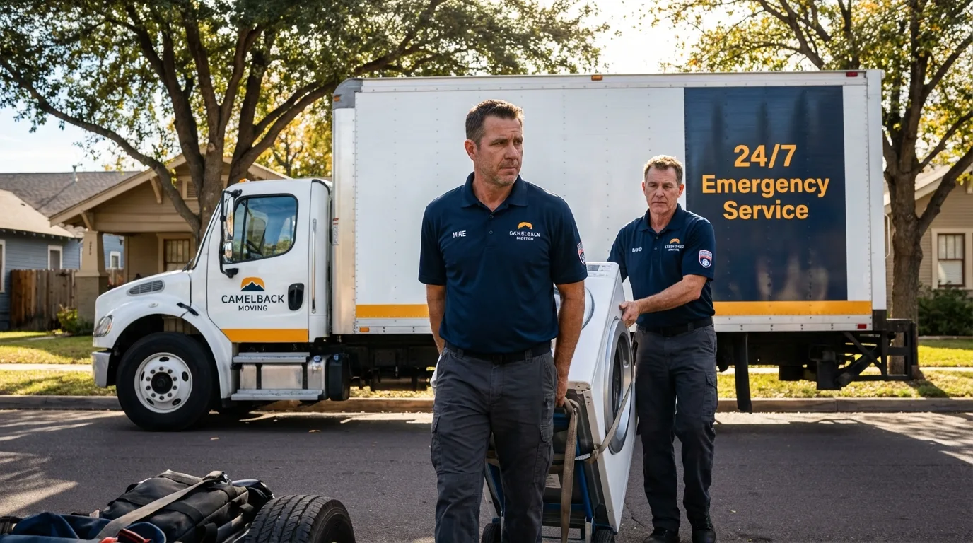 CamelBack Moving crew loading furniture in Savannah, TN